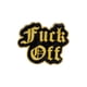 thumbnail image 1 of 10 piezas Punk Retro inglés letras Fuck Off broche Metal palabras esmalte solapa Pin Denim insignia accesorios (oro) XianweiShao 8390606012784, 1 of 1
