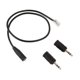 thumbnail image 1 of Conector Adaptador Hugo 3,5 mm 2,5 mm para Auriculares, 1 of 10