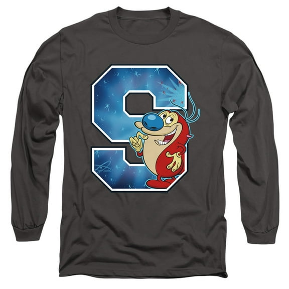 Ren And Stimpy S Is For Stimpy Unisex Adult Long-Sleeve T Shirt