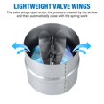 thumbnail image 3 of 2PCS Backdraft Damper Galvanized Steel Airflow Ducting Insert Backflow Shutter, 3 of 6