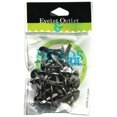 thumbnail image 2 of Eyelet Outlet Baguettes Rondes 8mm 40/pkg-Argent Brossé, 2 of 2