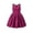 Hot Pink, variant on Girls Sleeveless Tank Dress,Cute Summer Outfits for Girls