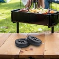 thumbnail image 4 of MYG Pièces de Rechange pour Roues de Gril en Plastique de 6 Pouces, pour Grils au Gaz Charbroil et Autres Marques, Pièces de Rechange pour Roues de BBQ 2 Pcs (Noir), 4 of 9