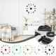 thumbnail image 1 of Reloj de pared digital, reloj con pegatinas personalizadas, reloj DIY cómodo, pantalla silenciosa, reloj decorativo para sala de estar y dormitorio, pegatinas de pared personalizables,, 1 of 6