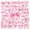 2A-35pcs, variant on 35pcs Adorable Pink Bow Stickers Cute Decorative Stationery Stickers for Suitcase Guitars Luggage