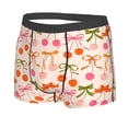 thumbnail image 2 of Daiia Cherries And Bows Men's Underwear Boxer Briefs, Cotton Stretch Moisture-Wicking Underwear-Small, 2 of 9