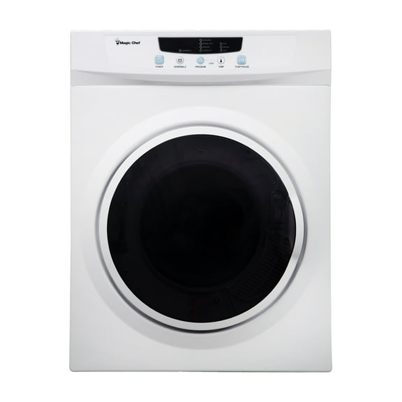 Magic Chef Compact 3.5 cu. ft. Electric Dryer in White in White