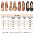 thumbnail image 4 of Deago Women's Foldable Ballet Flats Portable Round Toe Comfort Light Weight Slip-On Dress Shoes Ballerina Slippers, 4 of 9