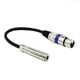 thumbnail image 2 of Conector Estéreo de 1/4 Pulgadas 6.35 de Audio de daptador de Micrófono Sunnimix Cable de audio para micrófono, 2 of 7