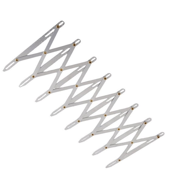 Misright Metal Sewing Gauge for Precise Button Placement in Curtains and Garments