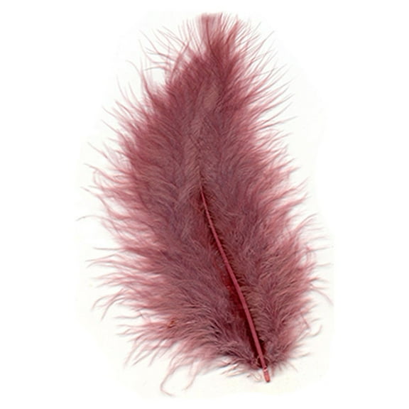 Zucker Feather Products Turkey Feather Flats Dyed - 4-6" - Dusty Rose