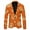 Orange, variant on toraway Men Suits Slim Fit Beige Autumn Casual Suit for Men Fashionable and Breathable Printed Suit for Party Dress Top for Men XXXL