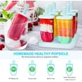 thumbnail image 3 of Popsicle, Popsicle Molds 6 Popsicle Makers, FDA and BPA Free, 3 of 5