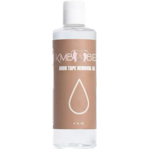 Kmboobies - Boob Tape Removal Oil (6 oz) - Gentle Breast Tape Removal - Pain-Free - Removes Skin Tape