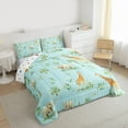 thumbnail image 3 of Castle Fairy Kawaii Elephant Lion Giraffe 3 Pieces Queen Comforter Set for Boys Girls,Cute Flowers Animal Ultra Soft Bedding Sets,Cartoon Woodland Wildlife Bedding Comforter Set Breathable, 3 of 8