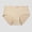 Coffee, variant on Womens Cotton Seamless Mid Rise Briefs - Breathable No Show Underwear Panties,Size 2XL