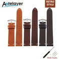thumbnail image 2 of 18mm  20mm 22mm 24mm Full Skin Soid Cowhide Band Retro  Leather Watchband Oil Discoloration Strap For Wristwatch, 2 of 7