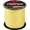 thumbnail image 1 of Braided Fishing Line Strong Power 100% PE 8 Strands Braided Sensitive Fishing Line with Good Performance of Abrasion Resistance 20lb/9.1kg/0.23mm/0.009inch Yellow, 1 of 2
