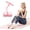 6Tubes-Pink, variant on QenASHaing Pedal Resistance Band with Handle,6 Tubes for All Weights,Upgrade Heavy-Duty TPE Tubes with 300% Stretch for Full Body Workouts.