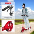 thumbnail image 2 of Scooter de pie City Folding  para todas las edades Con Freno Color Rojo, 2 of 8