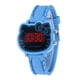 thumbnail image 1 of Reloj electrónico con luz LED y diseño de gato de dibujos animados, de silicona, para adolescentes, para mujeres y estudiantes, 1 of 5
