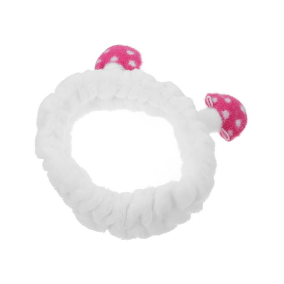 LEDMOMO White Elastic Beauty Headband for Face Washing and Skincare Accessories