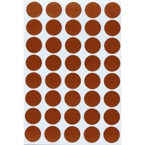 Royal Green Round Stickers Labels 19mm 3/4 inch Brown Dots - 280 Pack