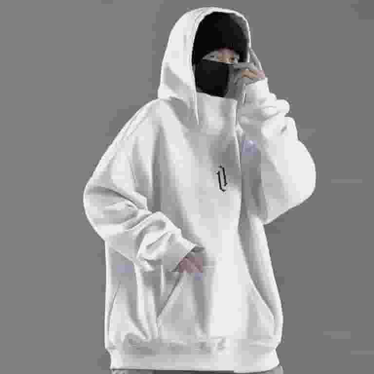 【即納&大特価】 Solid Hoodie Autumn Men Fusipu Color Sleeves Long Hooded Clothing