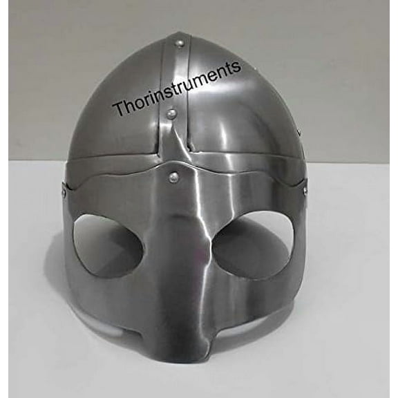 Armour Helmet Medieval Knight Crusader Spartan Steel Amour Helmet Rustic Vintage Home Decor Gifts