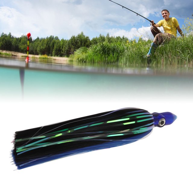 Señuelo De Pesca Con Faldas, Faldas De Pulpo De 9,1 Pulgadas, Señuelo De Pesca, Señuelo De Pesca Suave, Cebo, Cabeza Acrílica, Acción De Natación Realista, Ojos 3D