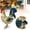 Beige, variant on 15.7 Inch 3D Colorful Metal Rooster Garden Ornament, Weatherproof Farmhouse Rooster Sculpture for Indoor Patio Yard Outdoor Decor
