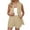 Khaki, variant on Kaemgyyd Short Suits for Women Dressy Casual 2 Piece Sets Sleeveless Blazer Vest with High Waist Shorts Set Work Office Outfits