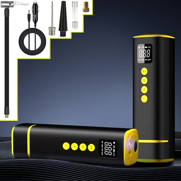 Z-31 150Psi Tire Inflator Portable Air Compressor With Digital Pressure Gauge 12V Auto Pump Led Light Emergency #z6GW2
