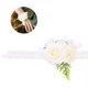 thumbnail image 2 of WENTS Rosen Blumen Handgelenk Corsage Silber Bling Band Strass Brazalete elástico Hochzeit Zhivalor HFP-0297, 2 of 8