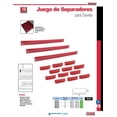 thumbnail image 2 of Juego De Separadores Para Gaveta 10 x28-s10 Urrea Urrea X28-S10, 2 of 3