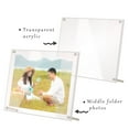 thumbnail image 3 of Acrylic Photo Frame Poster Certificate Holder Display Stand Desktop Ornament, 3 of 9