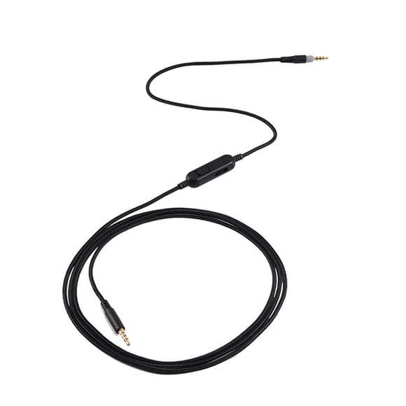 Cable AUX Cable Cable de repuesto de 3,5 de volumen extraíble para Alpha Fácil de instalar Control de cable portátil de tamaño Sunnimix Cable de audio