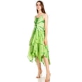 thumbnail image 3 of Sakkas Annabella Corset Bodice Handkerchief Hem Dress - Green - One Size Plus, 3 of 5