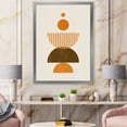 thumbnail image 3 of Designart 'Abstract Minimal Moon and Sun In Earth Tones I' Modern Framed Art Print, 3 of 4