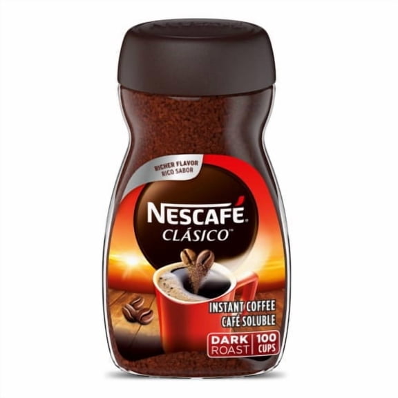 NESCAFÉ CLÁSICO Dark Roast Instant Coffee 7 oz - Pack of 2