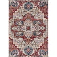 thumbnail image 4 of SAFAVIEH Nirvana Comhgham Geometric Area Rug, Cream/Red, 8' x 10', 4 of 5