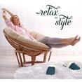thumbnail image 5 of Roxoni Womens Cozy Memory Foam Slippers, Fuzzy Warm Faux Fur, Anti-Skid Rubber Sole, 5 of 5