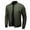 Army Green, variant on Daolelai Men's Lightweight Solid Color Stand Collar Jacket
