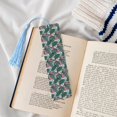 thumbnail image 4 of Kdxio Tropical Leaves Print Metal Tassel Bookmarks,Perfect Gift for Art Lovers and Bookworms Metal Bookmarks for Women, 4 of 8