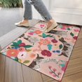 thumbnail image 4 of Dogs with Pioneer Flower Door Rugs,Washable Non Slip Door Mats Indoor,Decorative Door Mats,Entry Mat Indoor for Entrance,Bedroom,Kitchen,Bathroom,17"x30", 4 of 6