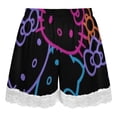 thumbnail image 5 of Hello Kitty Womens Lace Boxer Pajamas Shorts Soft Elastic Waist Lounge Shorts Printed PJ Bottoms, 5 of 7