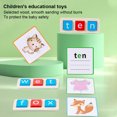 thumbnail image 4 of Juguete educativo temprano CVC Alfabeto Rompecabezas Reconocimiento de color para niños pequeños Niños 3+, 4 of 7