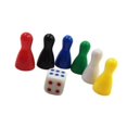 thumbnail image 1 of 34x6 Piezas De Ajedrez Chessman Y 1 Dado Accesorios De Juego De Mesa Juguetes Para Niños, 1 of 7
