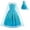 A, variant on Snow Queen Costume for Girls Snow Queen Halloween Birthday Dress Up for 3-9Y