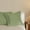Green, variant on 2-Pieces Cotton Light Blue Embroidered Quilted Pillow Shams Euro Size
